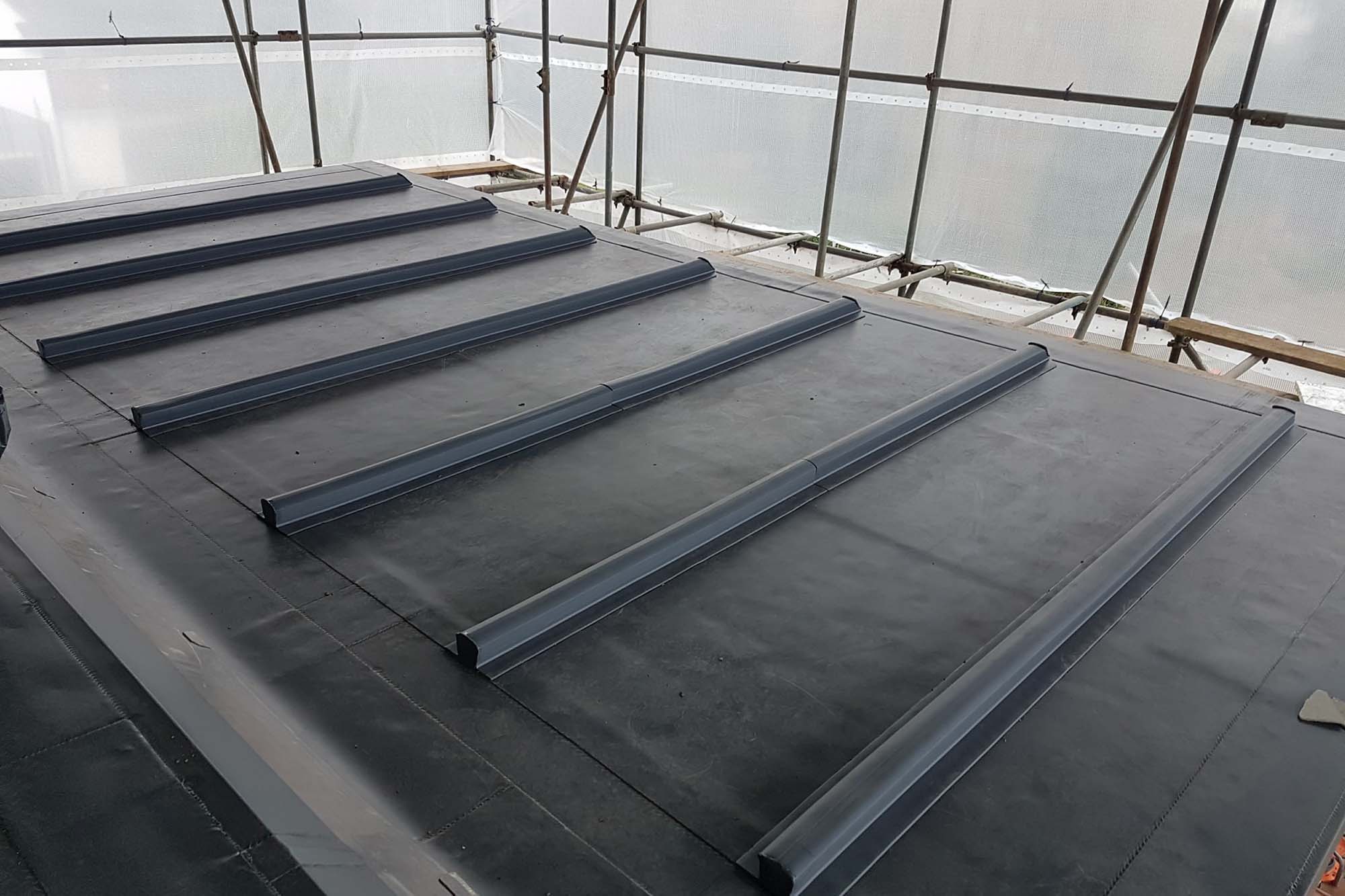 Lead roof work